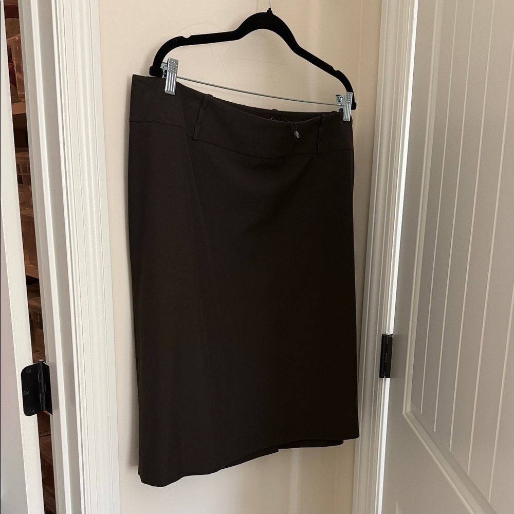 Talbots Espresso Pencil Skirt